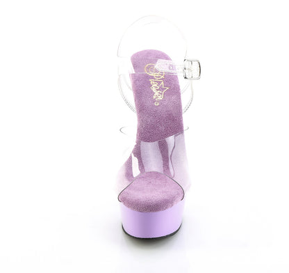 DELIGHT-608 6" Heel, 1 3/4" PF Ankle Strap Sandal