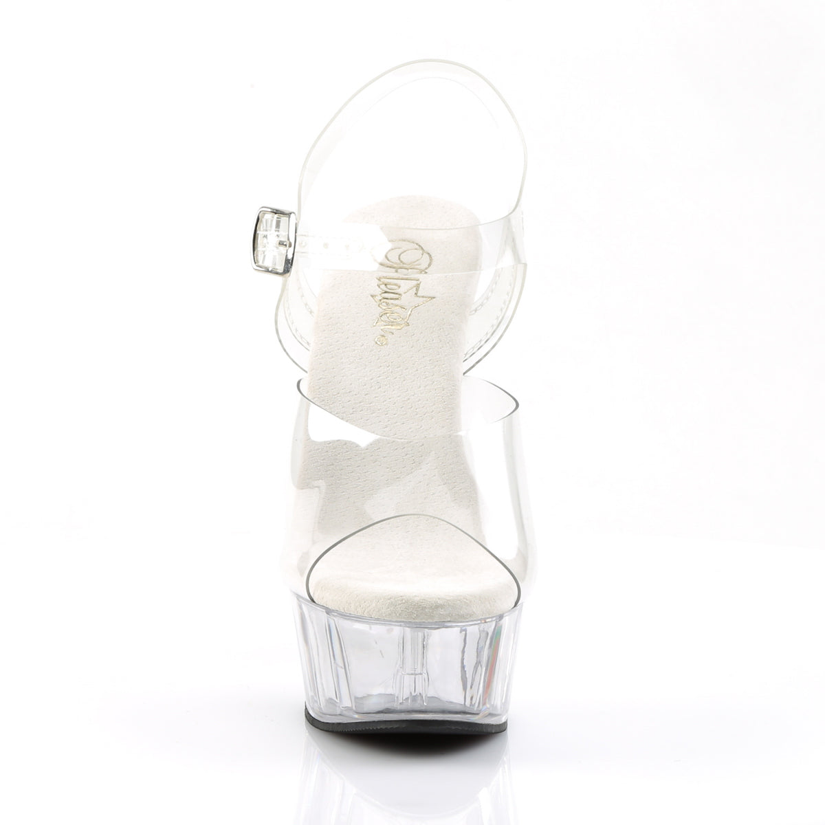 DELIGHT-608 6" Heel, 1 3/4" PF Ankle Strap Sandal