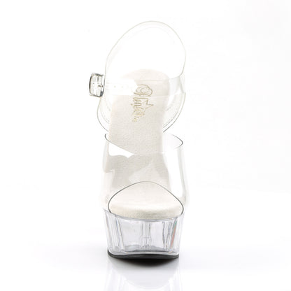 DELIGHT-608 6" Heel, 1 3/4" PF Ankle Strap Sandal