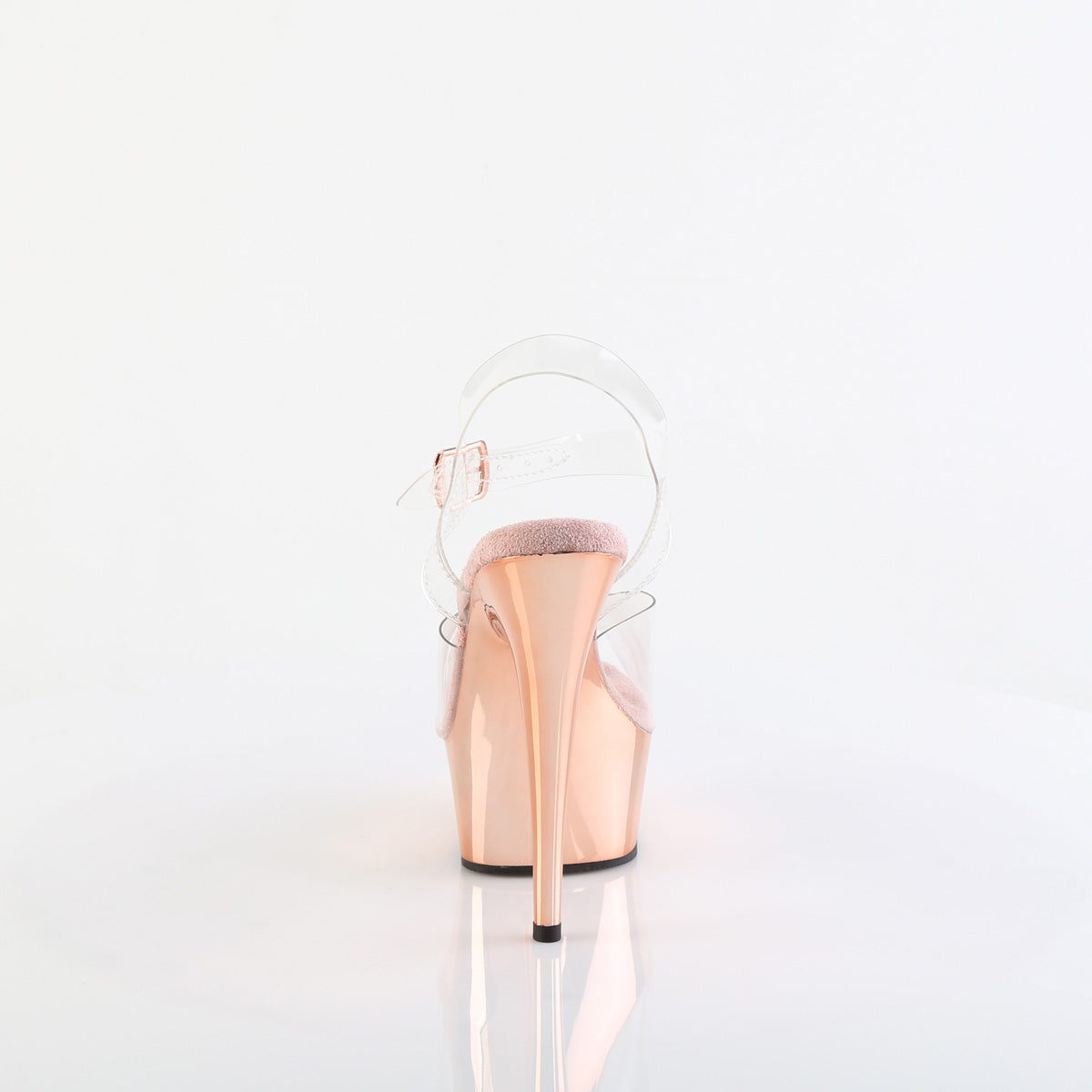 DELIGHT-608 6" Heel, 1 3/4" PF Ankle Strap Sandal