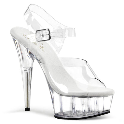 DELIGHT-608 6" Heel, 1 3/4" PF Ankle Strap Sandal