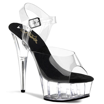 DELIGHT-608 6" Heel, 1 3/4" PF Ankle Strap Sandal