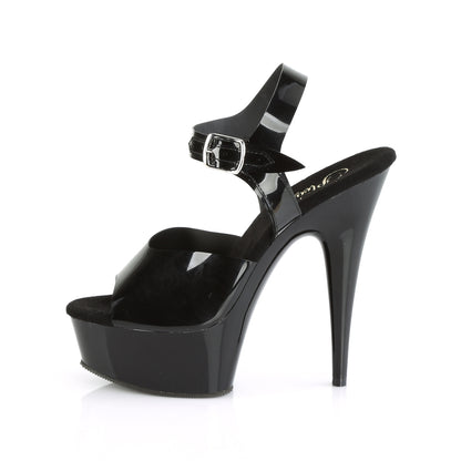 DELIGHT-608N 6" Heel, 1 3/4" PF Ankle Strap Sandal