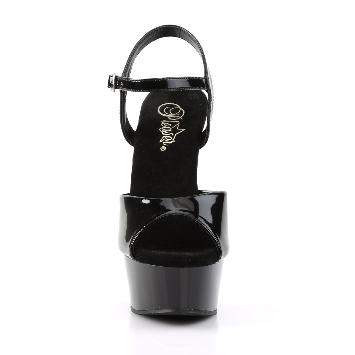 DELIGHT-609 6" Heel, 1 3/4" PF Ankle Strap Sandal
