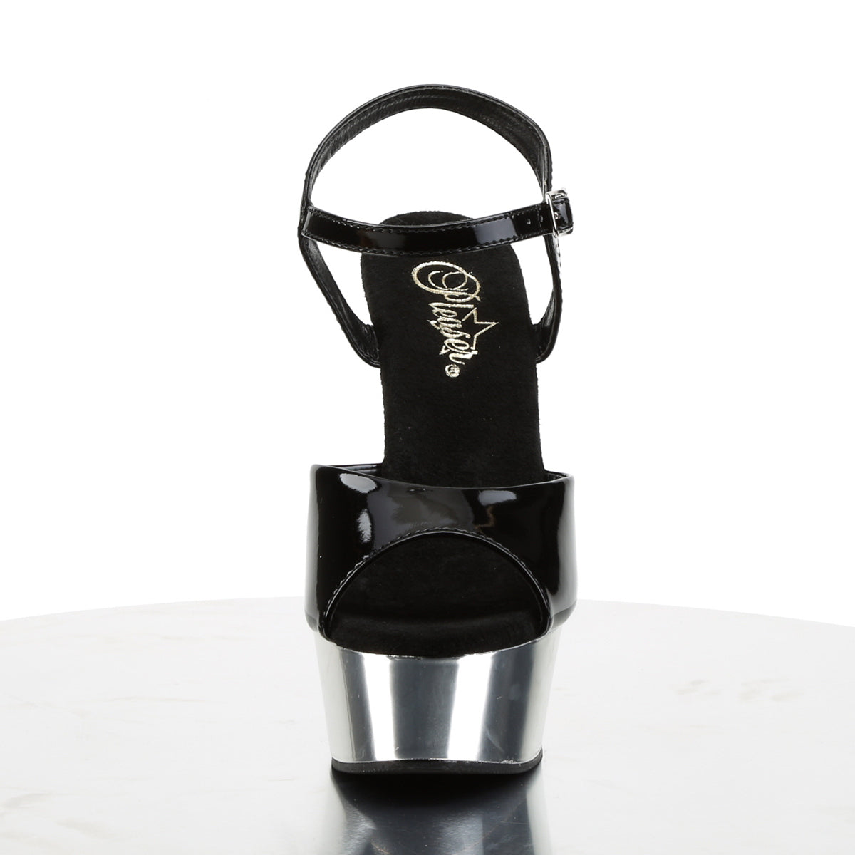 DELIGHT-609 6" Heel, 1 3/4" PF Ankle Strap Sandal
