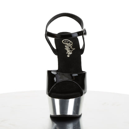 DELIGHT-609 6" Heel, 1 3/4" PF Ankle Strap Sandal
