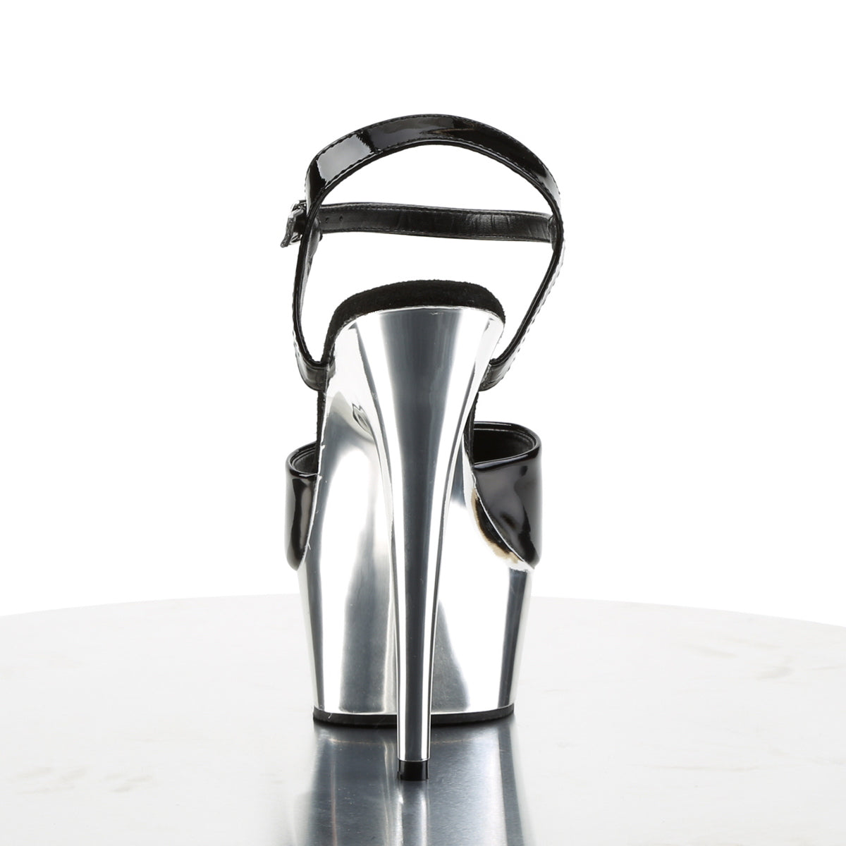 DELIGHT-609 6" Heel, 1 3/4" PF Ankle Strap Sandal