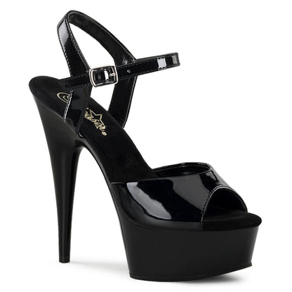 DELIGHT-609 6" Heel, 1 3/4" PF Ankle Strap Sandal