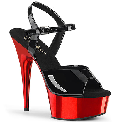 DELIGHT-609 6" Heel, 1 3/4" PF Ankle Strap Sandal