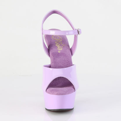 DELIGHT-609 6" Heel, 1 3/4" PF Ankle Strap Sandal