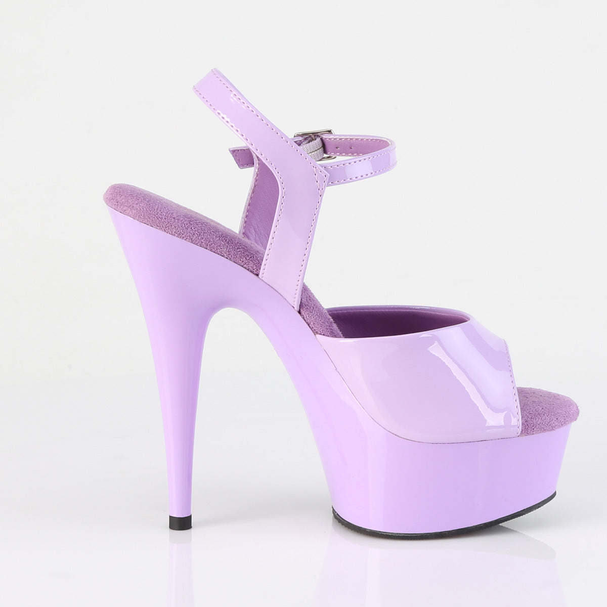 DELIGHT-609 6" Heel, 1 3/4" PF Ankle Strap Sandal