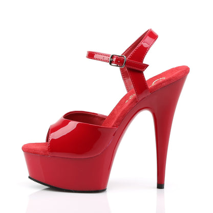 DELIGHT-609 6" Heel, 1 3/4" PF Ankle Strap Sandal