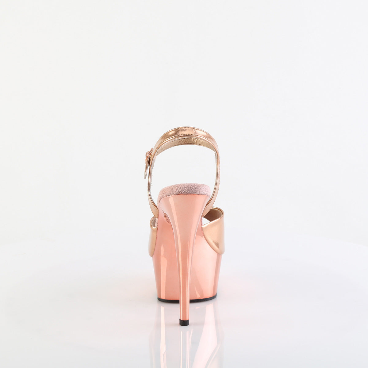 DELIGHT-609 6" Heel, 1 3/4" PF Ankle Strap Sandal