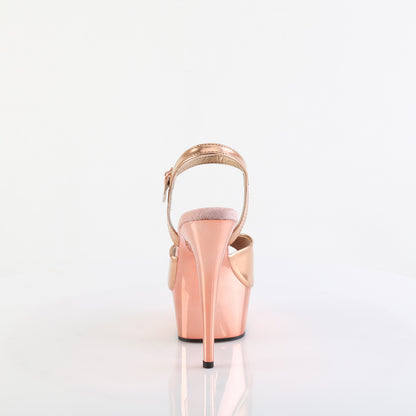 DELIGHT-609 6" Heel, 1 3/4" PF Ankle Strap Sandal