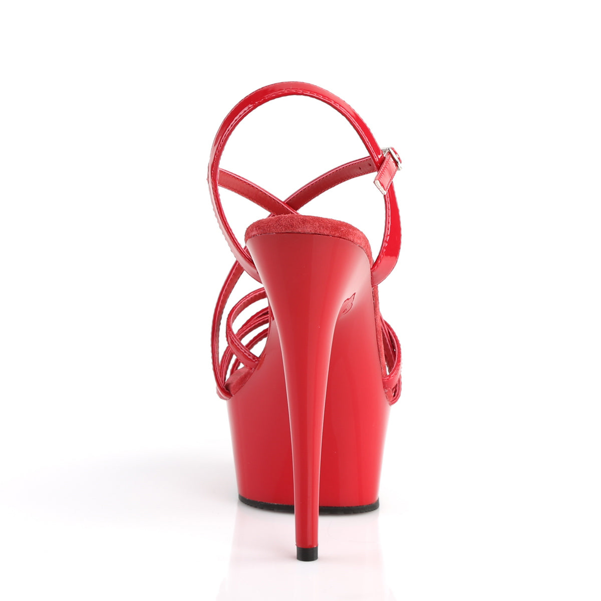 DELIGHT-613 6" Heel, 1 3/4" PF Criss-Cross Strap Sandal