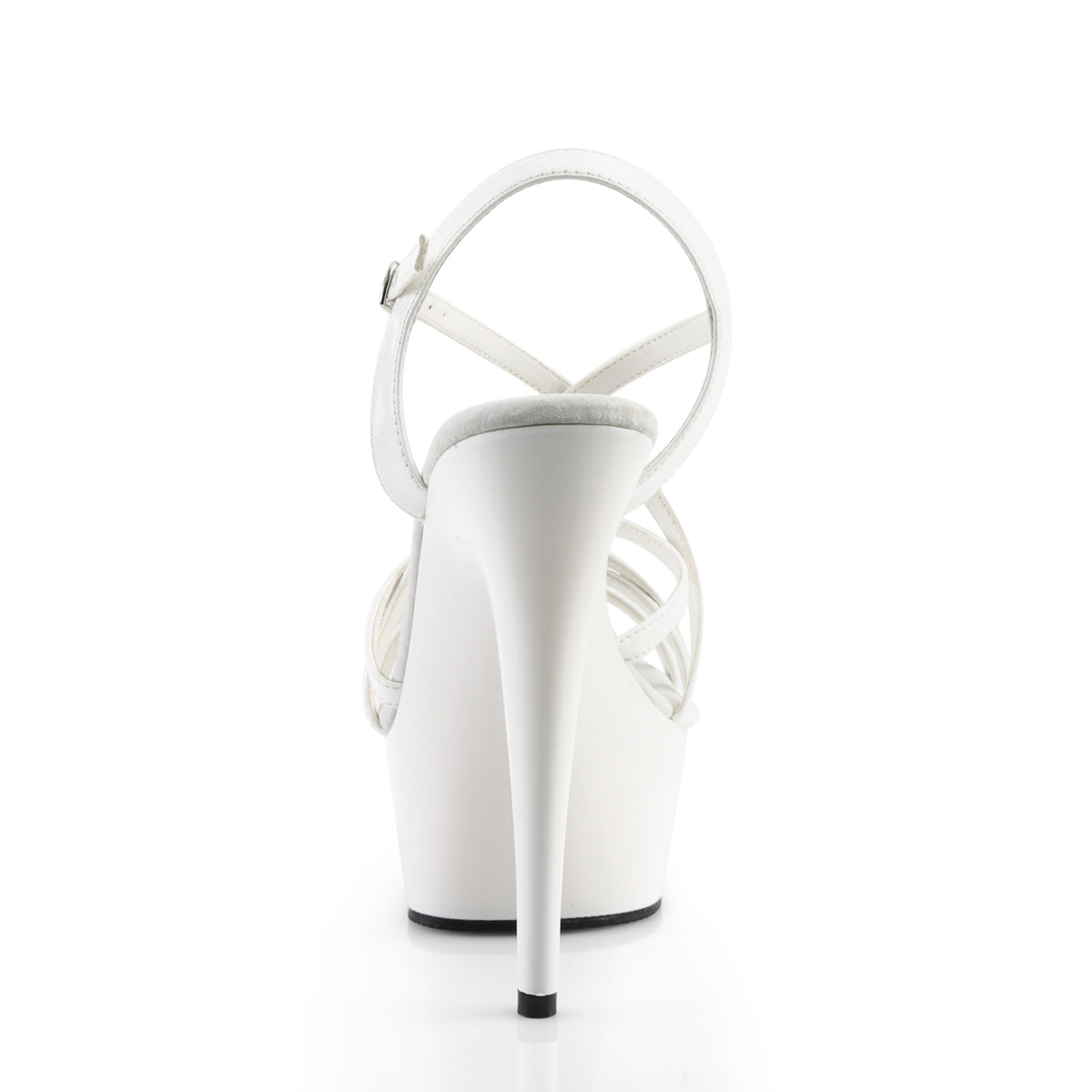 DELIGHT-613 6" Heel, 1 3/4" PF Criss-Cross Strap Sandal