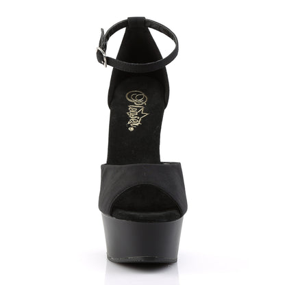 DELIGHT-618PS *6" Heel, 1 3/4" PF Close Back Ankle Strap D' Orsay Sandal