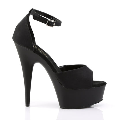 DELIGHT-618PS *6" Heel, 1 3/4" PF Close Back Ankle Strap D' Orsay Sandal