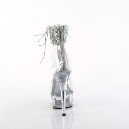 DELIGHT-624RS-02 *6" Heel, 1 3/4" PF RS Ankle Cuff Sandal, Back Zip