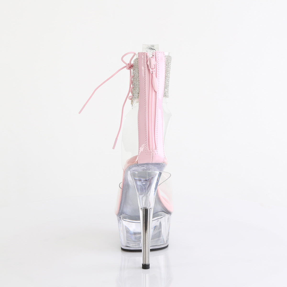 DELIGHT-624RS *6" Heel, 1 3/4" PF RS Ankle Cuff Sandal, Back Zip