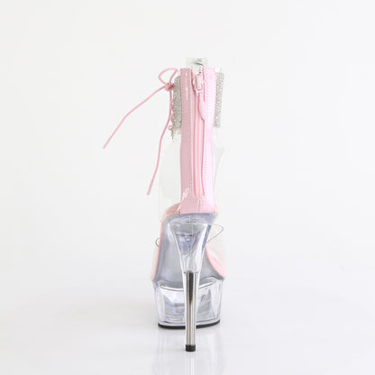 DELIGHT-624RS *6" Heel, 1 3/4" PF RS Ankle Cuff Sandal, Back Zip