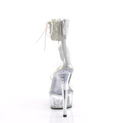 DELIGHT-624RS *6" Heel, 1 3/4" PF RS Ankle Cuff Sandal, Back Zip