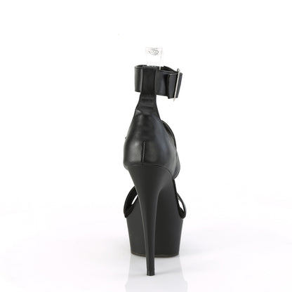 DELIGHT-629 *6" Heel,1 3/4" PF Close Back Triple Band Ankle Strap Sandal