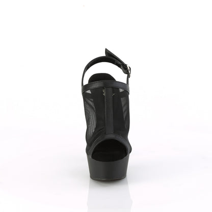 DELIGHT-636 *6" Heel, 1 3/4" PF Mesh Sling Back Sandal