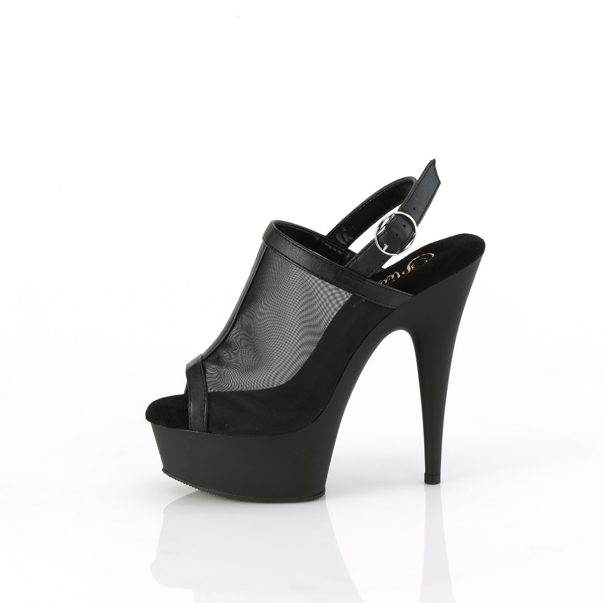 DELIGHT-636 *6" Heel, 1 3/4" PF Mesh Sling Back Sandal