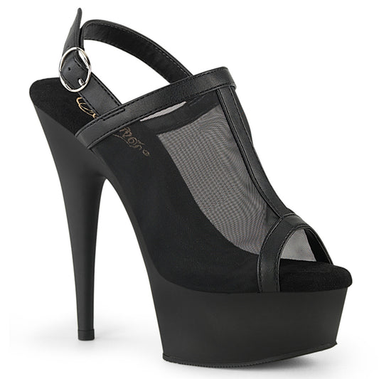 DELIGHT-636 *6" Heel, 1 3/4" PF Mesh Sling Back Sandal