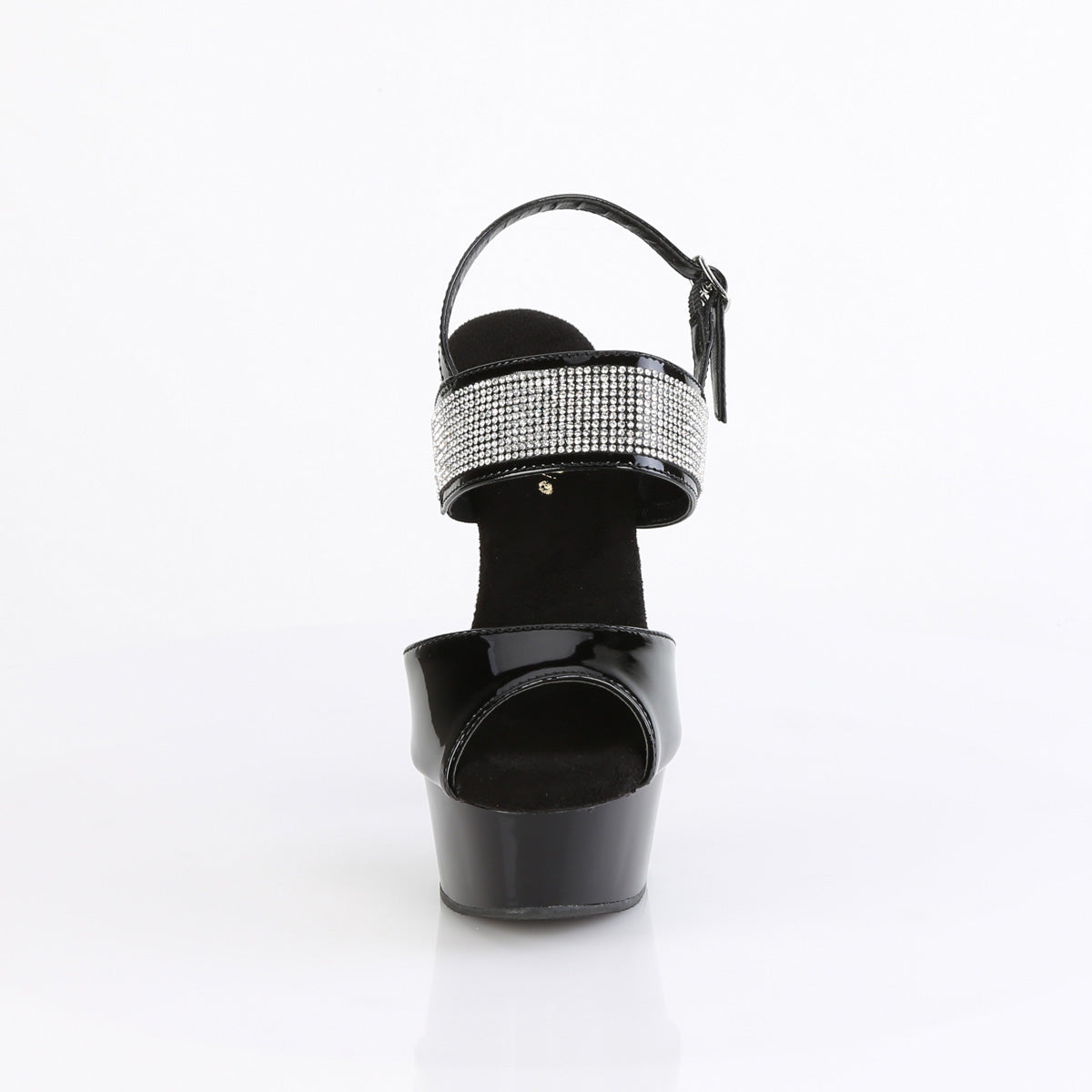 DELIGHT-639 6" Heel, 1 3/4" PF Sling Back Ankle Strap Sandal
