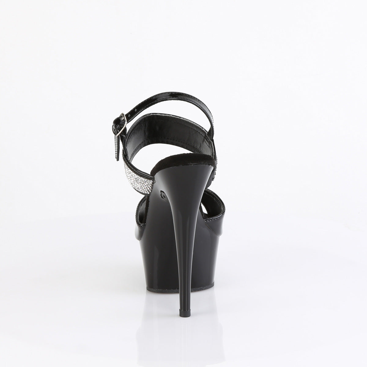DELIGHT-639 6" Heel, 1 3/4" PF Sling Back Ankle Strap Sandal