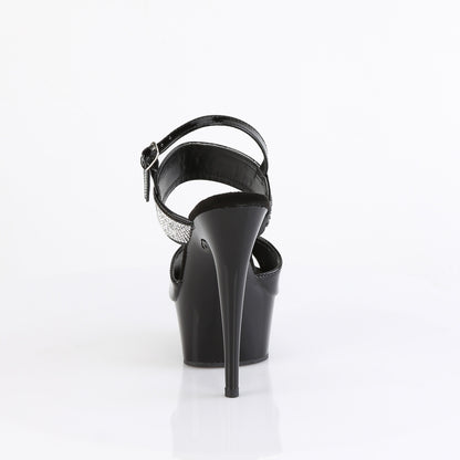 DELIGHT-639 6" Heel, 1 3/4" PF Sling Back Ankle Strap Sandal