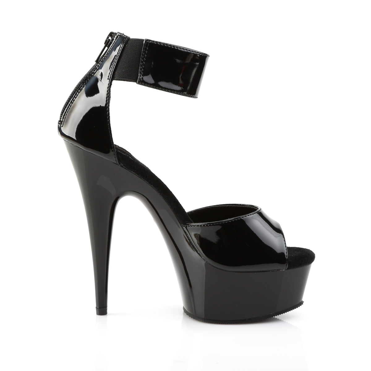 DELIGHT-670-3 6" Heel, 1 3/4" PF Close Back Sandal