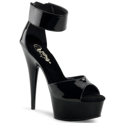 DELIGHT-670-3 6" Heel, 1 3/4" PF Close Back Sandal