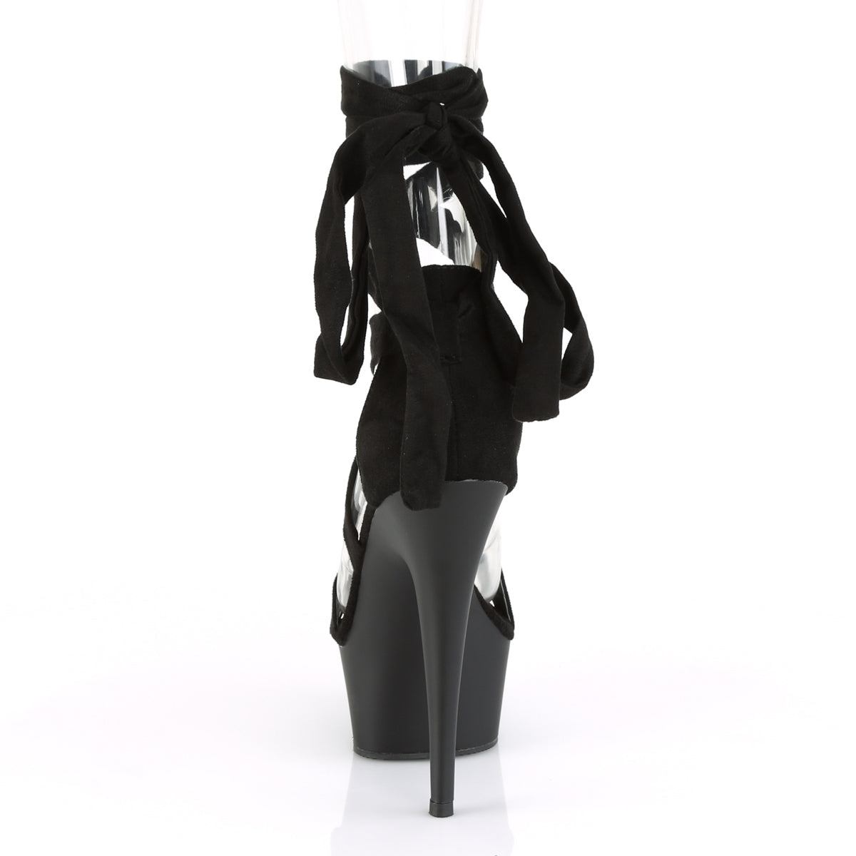 DELIGHT-671 6" Heel, 1 3/4" PF Criss Cross Ankle Wrap Sandal