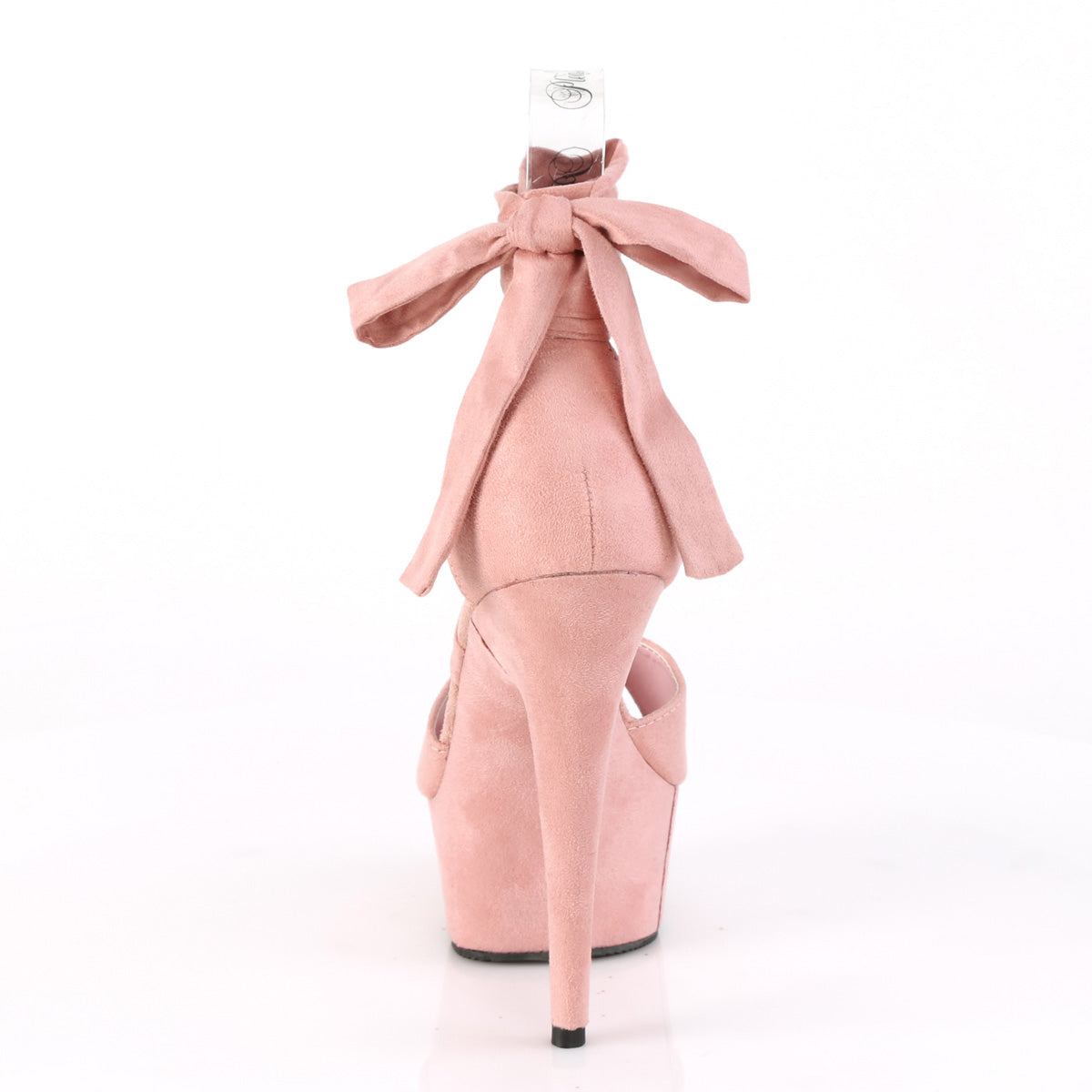 DELIGHT-679 6" Heel, 1 3/4" PF Criss Cross Ankle Wrap Sandal