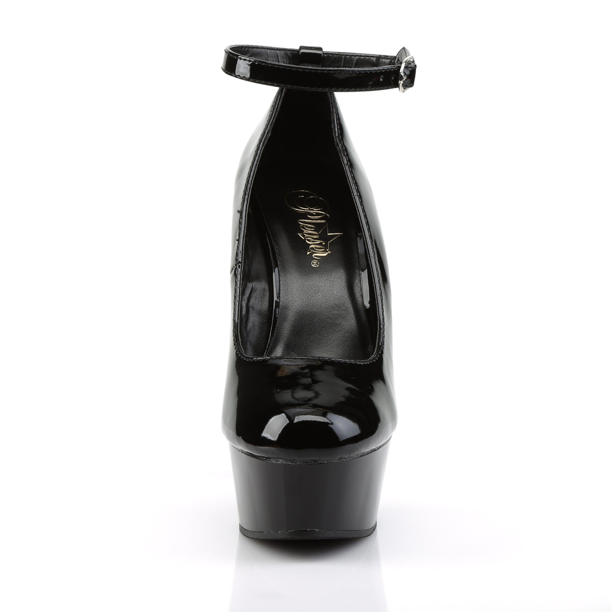 DELIGHT-686 *6" Heel Ankle Strap Platform Pump