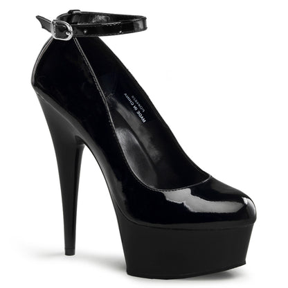 DELIGHT-686 *6" Heel Ankle Strap Platform Pump