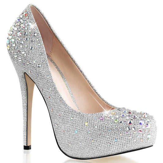 DESTINY-06R 5" Heel, 1" Hidden PF Pump Glitter
