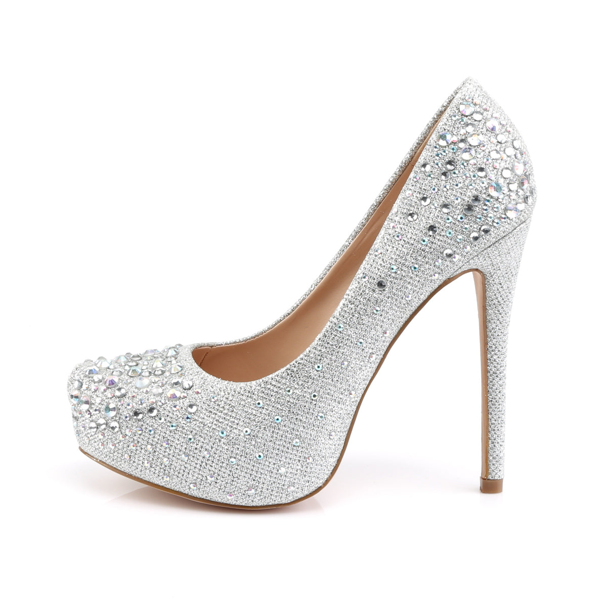 DESTINY-06R 5" Heel, 1" Hidden PF Pump Glitter