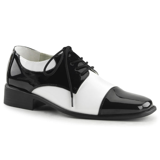 DISCO-18 **1" Heel, MEN'S DISCO SHOES, Wing Tip