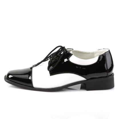 DISCO-18 **1" Heel, MEN'S DISCO SHOES, Wing Tip