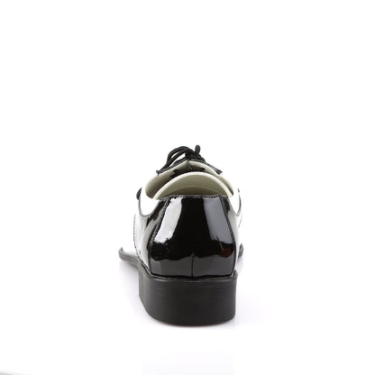 DISCO-18 **1" Heel, MEN'S DISCO SHOES, Wing Tip