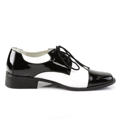 DISCO-18 **1" Heel, MEN'S DISCO SHOES, Wing Tip