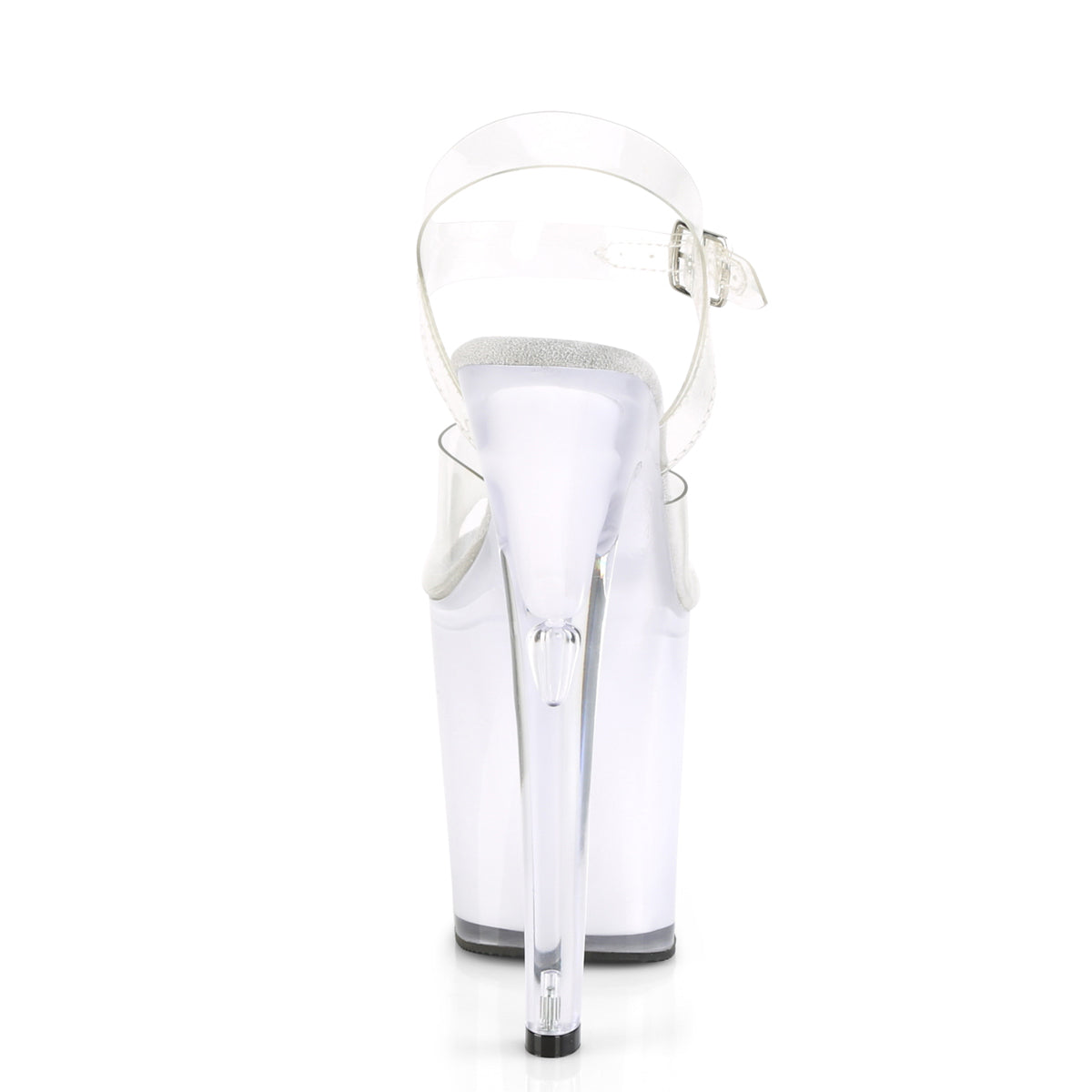 DISCOLITE-808 8" Heel, 4" PF LED Illuminated Ankle Strap Sandal