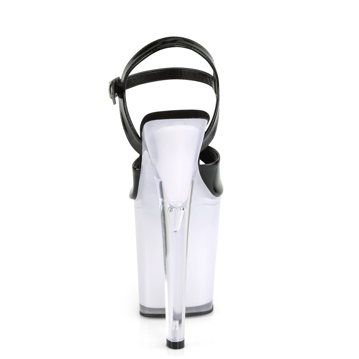 DISCOLITE-809 8" Heel, 4" PF LED Illuminated Ankle Strap Sandal