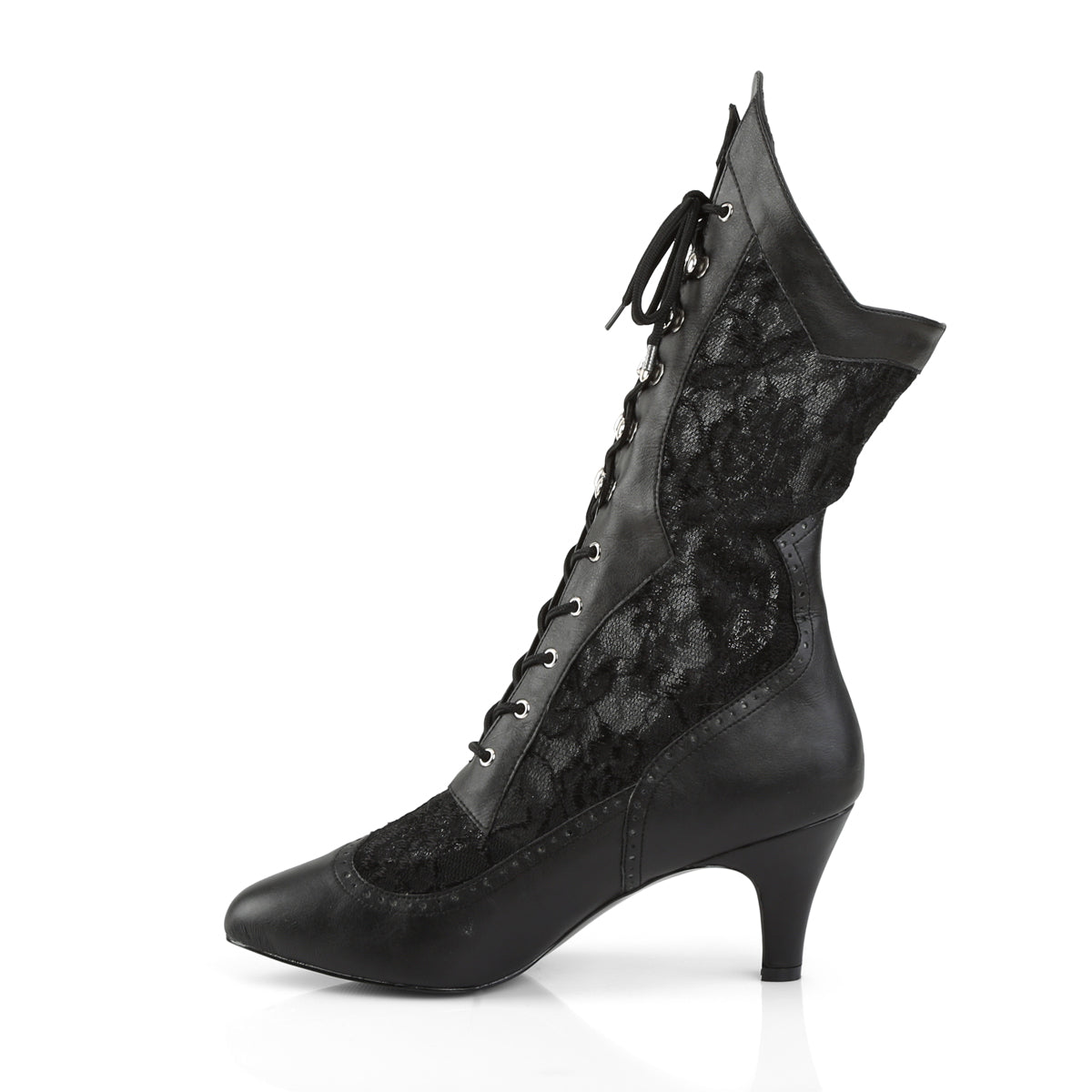 DIVINE-1050 3" Heel Wide Width/Shaft, Calf High Boot