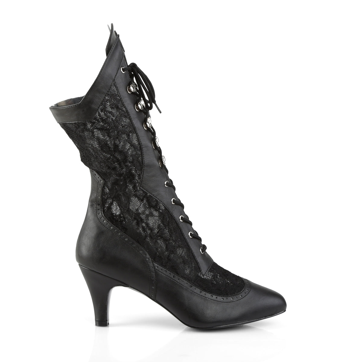 DIVINE-1050 3" Heel Wide Width/Shaft, Calf High Boot