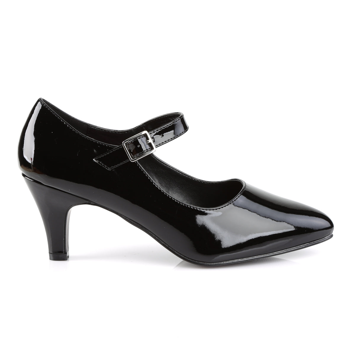 DIVINE-440 3" Block Heel D'orsay Mary Jane Pump